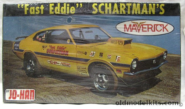 Jo-Han 1/25 Ford 1970 Maverick 'Fast Eddie' Schartman, C103-200 plastic model kit